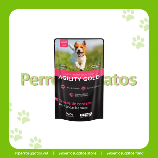 Alimento Húmedo Para Perro Adulto Sabor A Cordero 100 Gr | Agility Gold