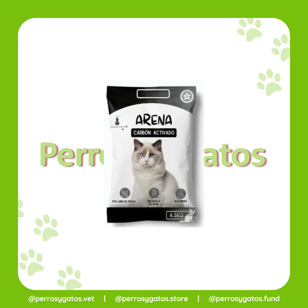 Arena Para Gatos Carbón Activado | Calabaza Pets