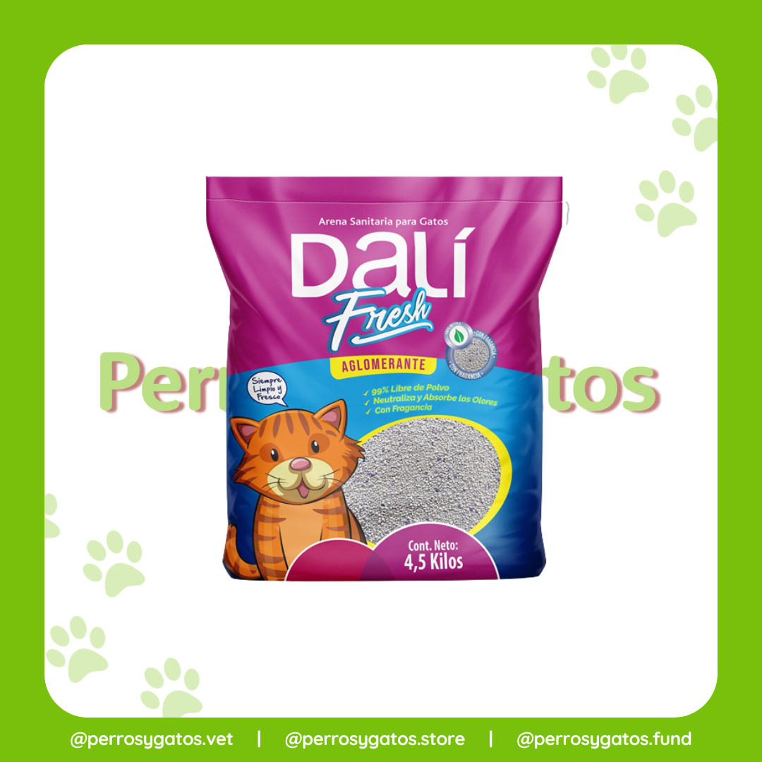 Arena Sanitaria Para Gatos Dalí Fresh x 4,5 Kg