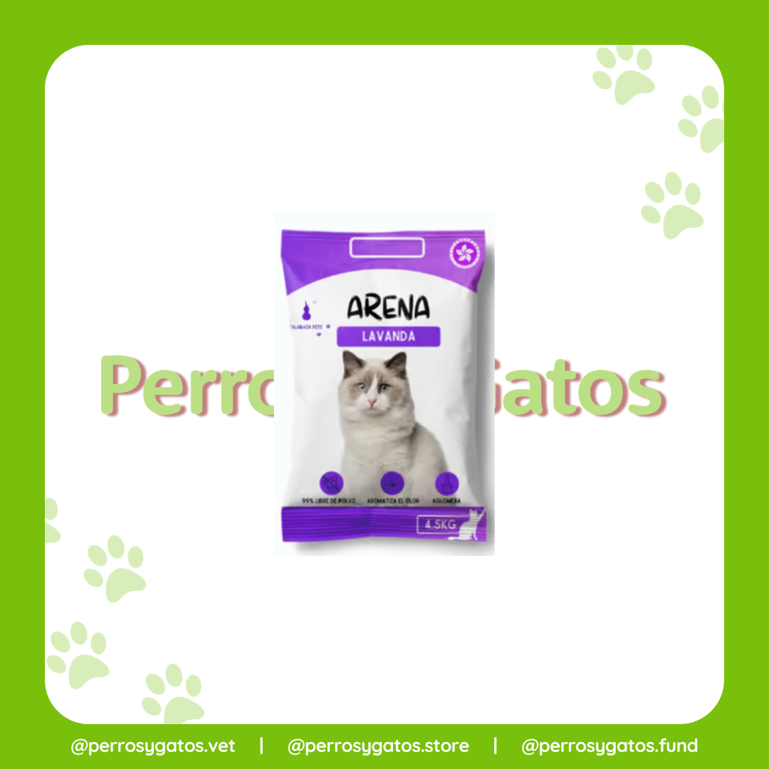 Arena Para Gatos Lavanda | Calabaza Pets