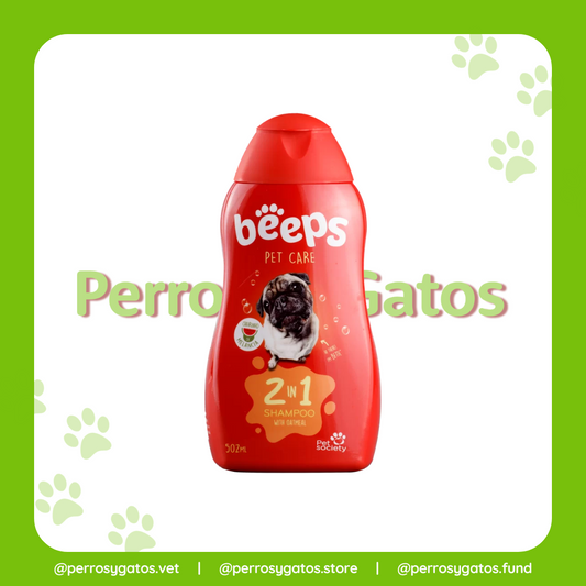 Beeps 2 en 1 Shampoo Para Perros 502 ml