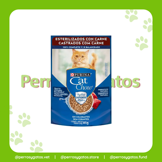 Alimento Húmedo Gato Esterilizado Carne 85 Gr | Cat Chow