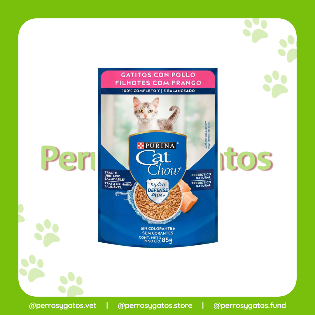 Alimento Húmedo Gato Cachorro Pollo 85 Gr | Cat Chow