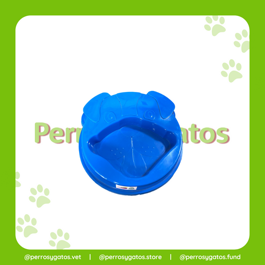 Comedero Plástico Cara De Perro