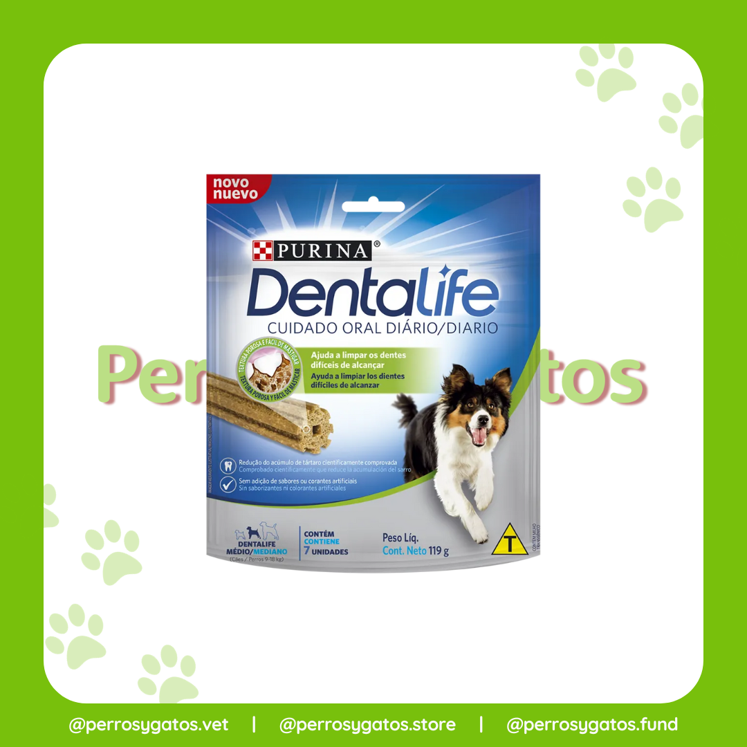 Snack Dentalife Perro Mediano x 7 Unidades - Cuidado Oral Diario