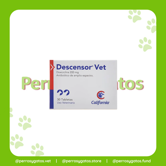 Descensor (Doxiciclina) 200 mg Caja x 30 Tabletas