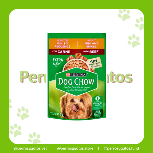 Alimento Húmedo Para Perro Adulto Sabor A Carne 100 Gr | Dog Chow