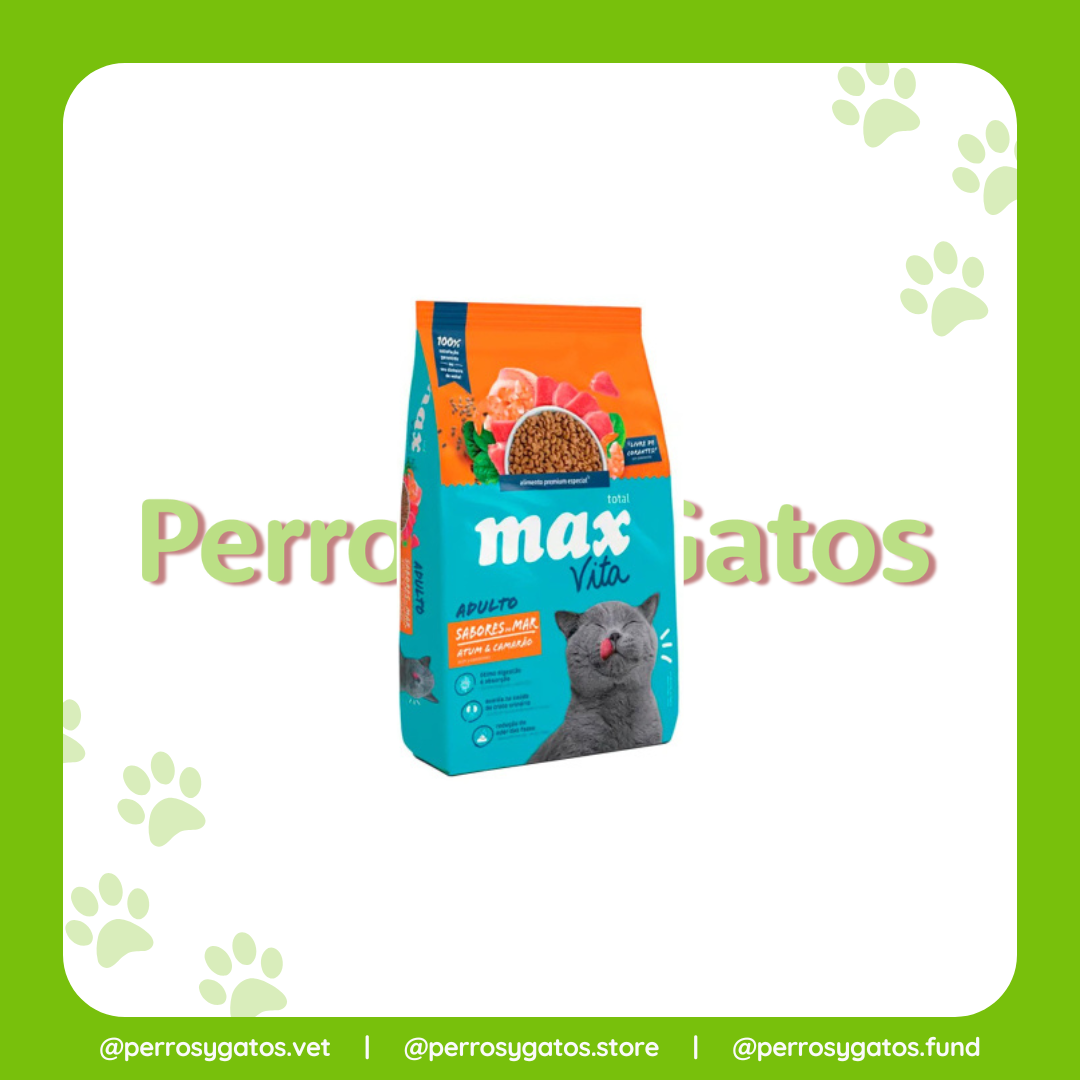 Max Vita Gato Adulto Sabores De Mar Atún Y Camarón Perrosygatosstore