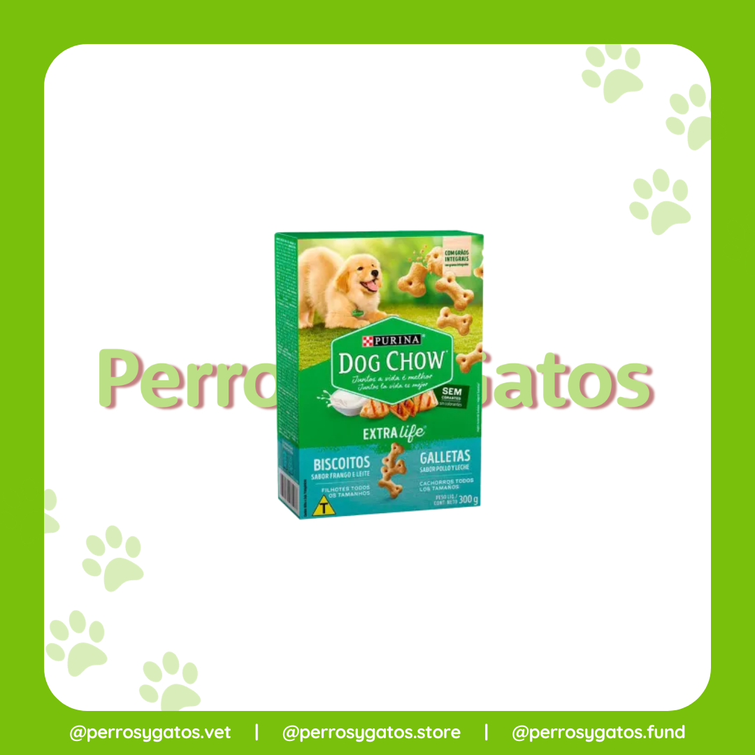 Galletas Para Perro Cachorro Sabor A Pollo Y Leche 300 Gr | Dog Chow