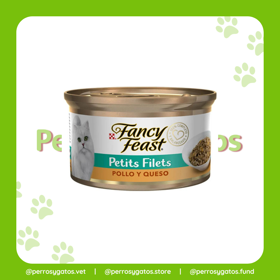 Alimento Húmedo Para Gatos Sabor A Pollo Y Queso 85 Gr | Fancy Feast