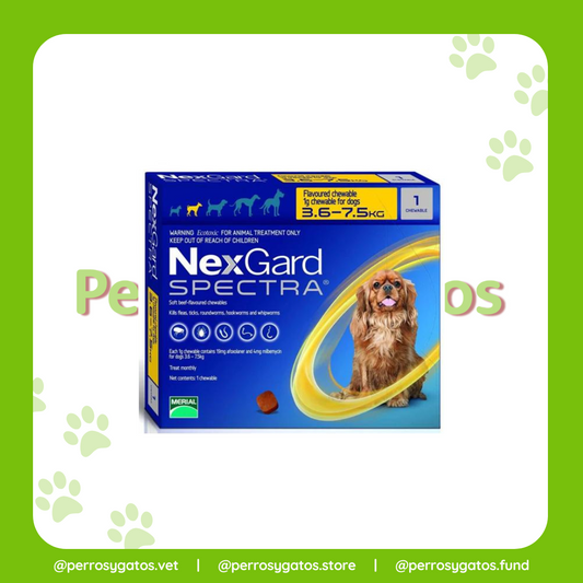 NexGard SPECTRA 3.5 - 7.5 Kg