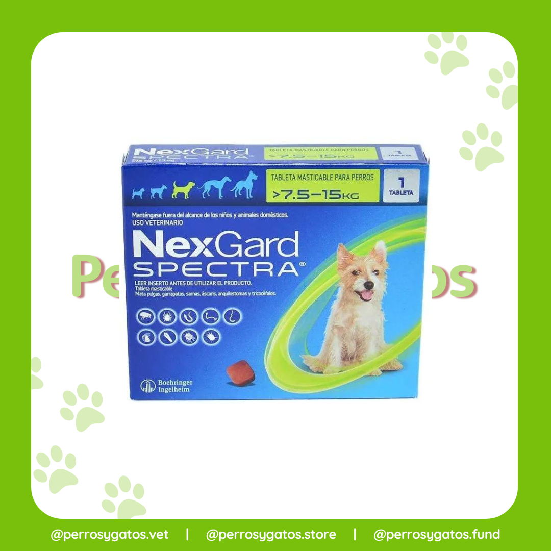 NexGard SPECTRA 7.5 - 15 Kg