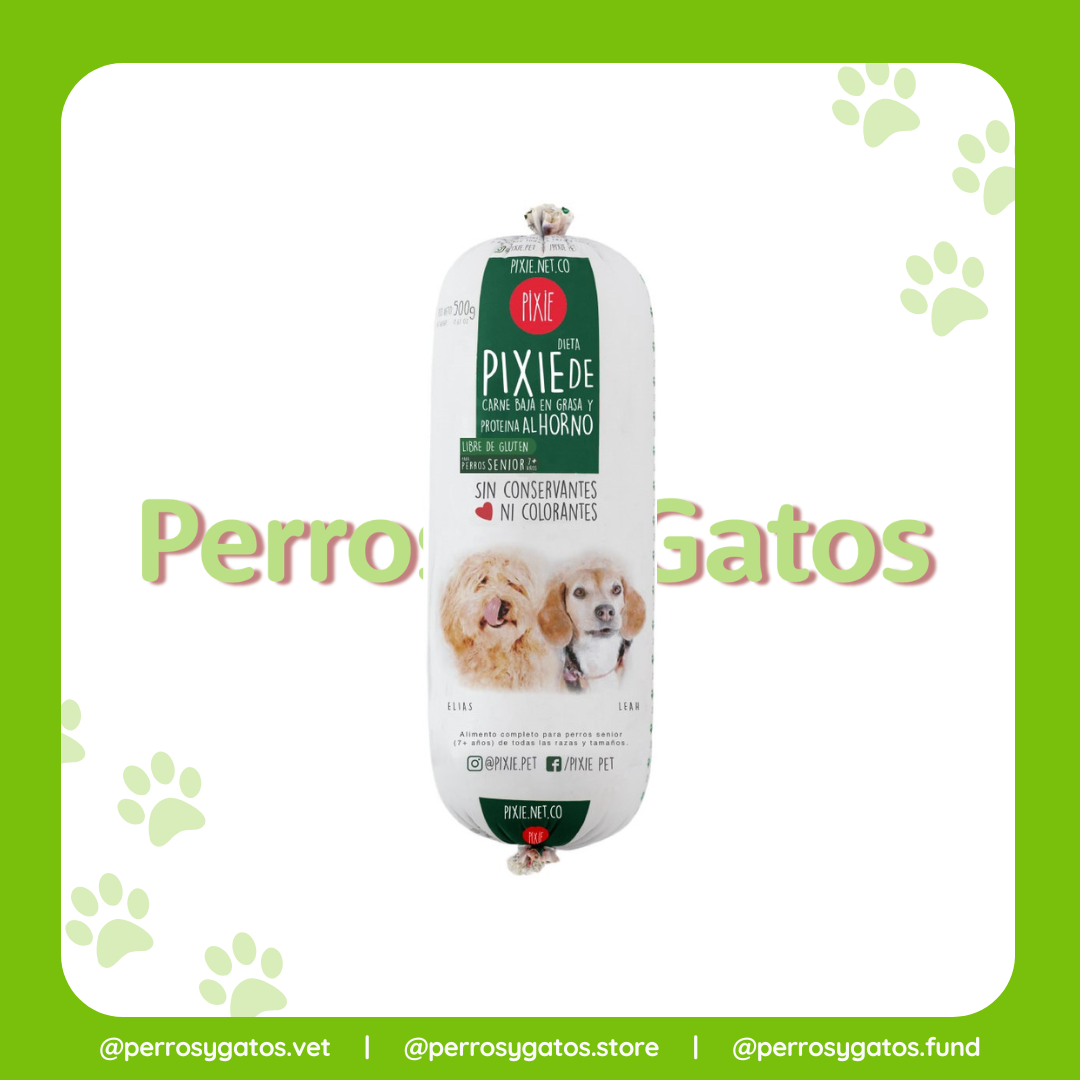 Alimento Barf Carne Baja En Grasa Perro 500 Grs | Pixie