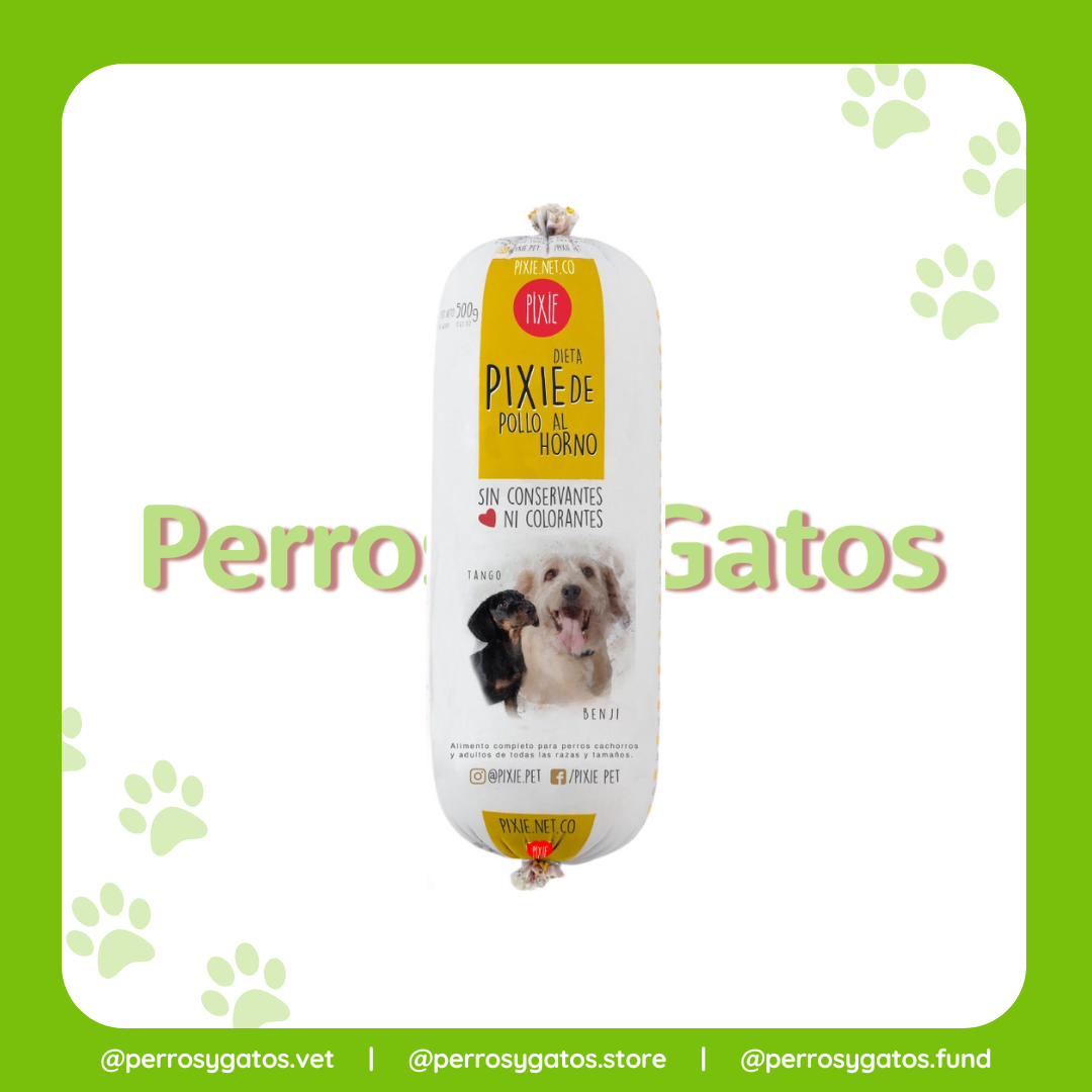 Alimento Barf Pollo Tradicional Perro 500 Grs | Pixie