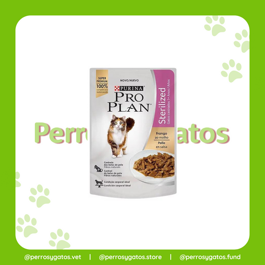 Alimento Húmedo Gato Adulto Esterilizado Pollo En Salsa 85 Gr | Pro Plan