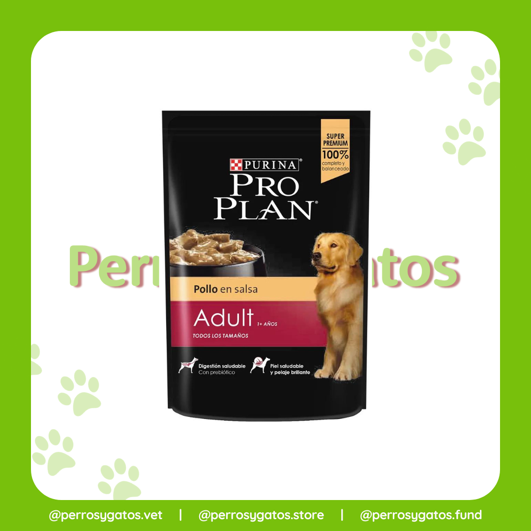 Alimento Húmedo Perro Adulto Pollo En Salsa 100 Gr | Pro Plan