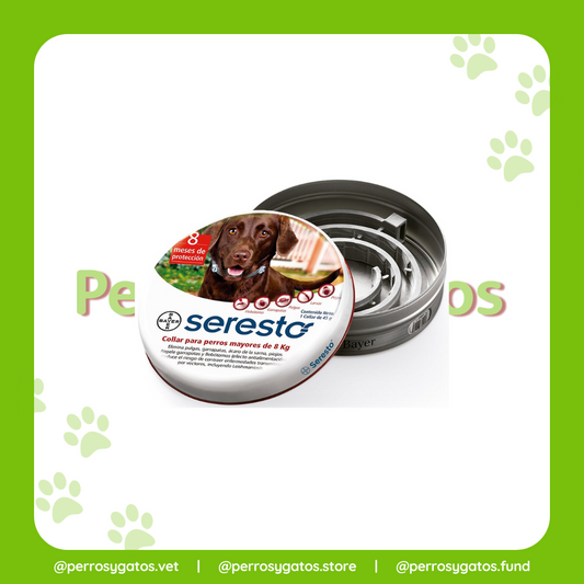 Seresto Collar Antipulgas Y Garrapatas Para Perros Mayores De 8 Kg