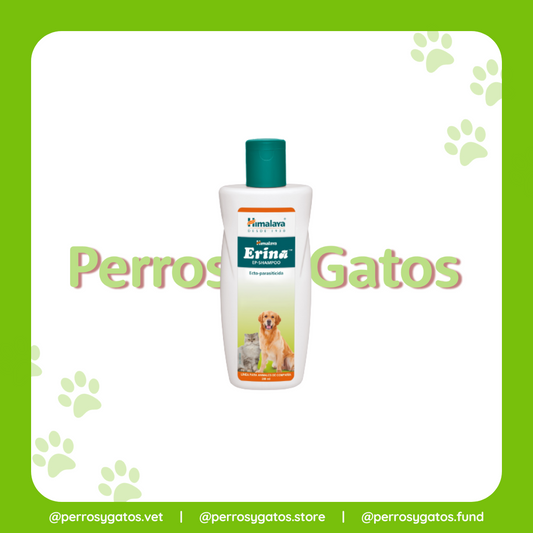 Erina EP Shampoo Ecto - parasiticida Para Perros Y Gatos x 200 mL