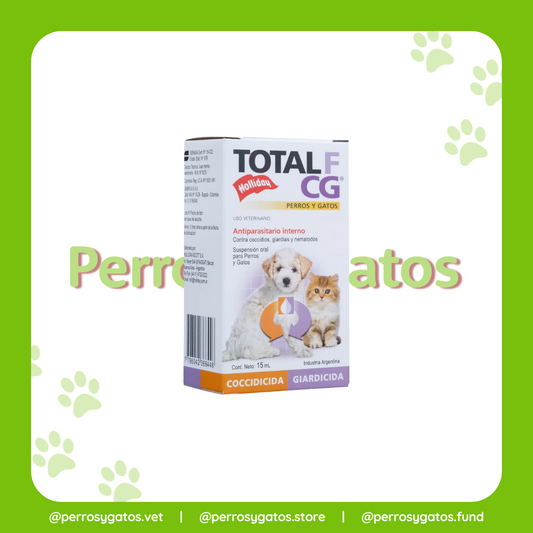 Total F CG Antiparasitario Interno Para Perros Y Gatos (15 mL)