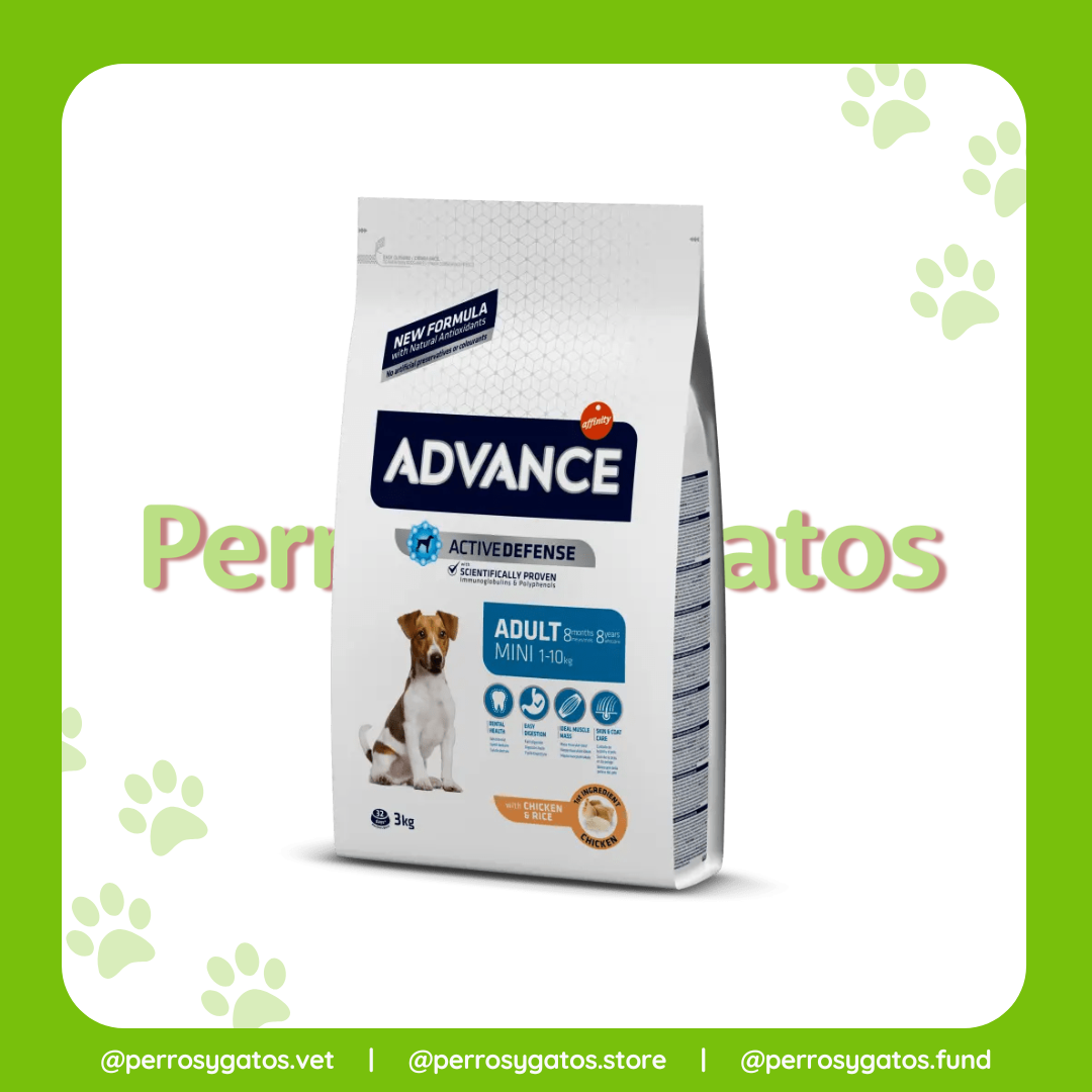 Adulto Mini Pollo-Arroz Perro | Advance