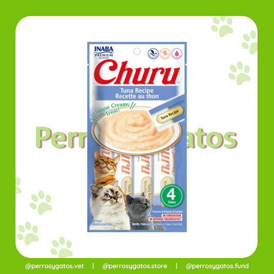 Churu Gato Puré Atún Sobre x4 Unds