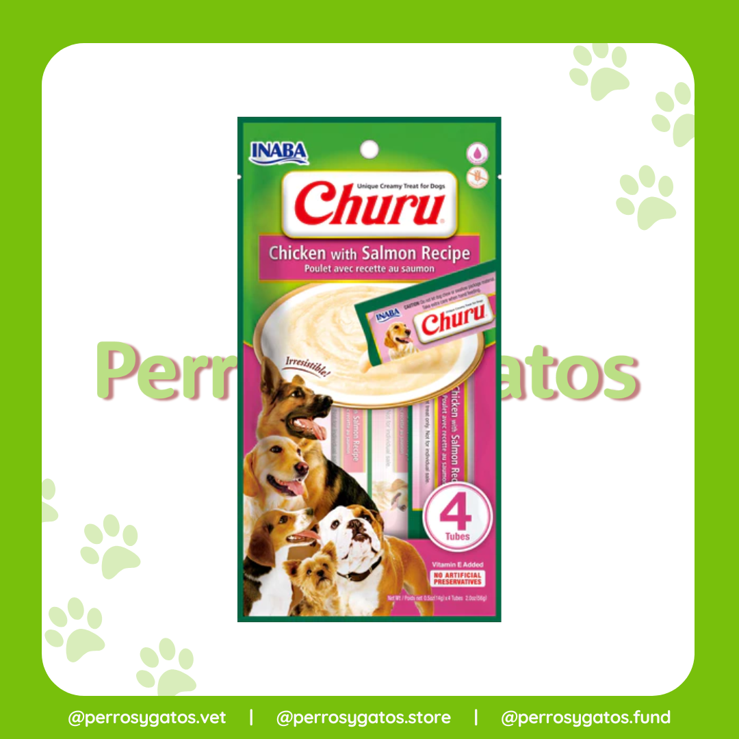 Churu Perro Pollo Con Salmón Sobre x4 Unds